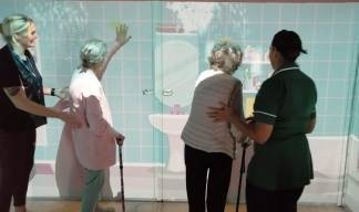 Image:Residents experienced an accessible immersive 3D experience of the past in Wallasey 