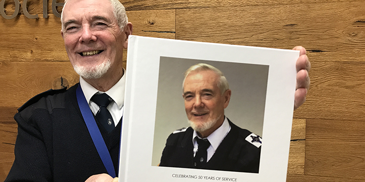 Rev Bill McCrea marks five decades devoted to seafarers' welfare at a January 2020 event organised by the Sailors' Society Image:Rev Bill McCrea marks five decades devoted to seafarers' welfare at a January 2020 event organised by the Sailors' Society