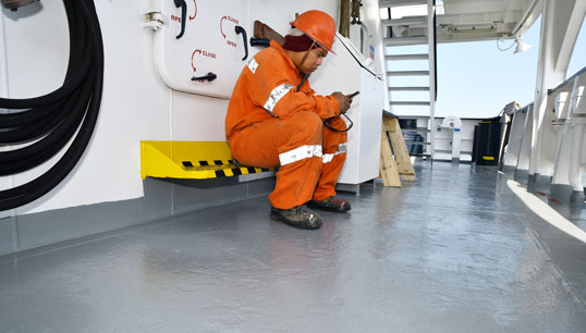 The research, reported in the International Maritime Health Journal, examined the daily time that crew members spent using social media. Image: Danny Cornelissen Image:The research, reported in the International Maritime Health Journal, examined the daily time that crew members spent using social media. Image: Danny Cornelissen
