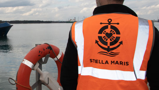 Image:The Stella Maris ship visiting network has port chaplains and ship visitors in over 300 ports spanning 50 countries. Image: Stella Maris