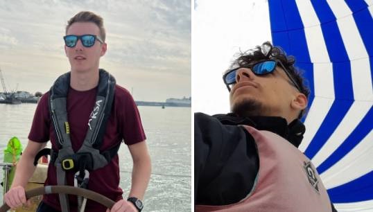 Two of the UKSA youth ambassadors Harrison Alvey and Henry Pizarro Griffiths. Image: UKSA Image:Two of the UKSA youth ambassadors Harrison Alvey and Henry Pizarro Griffiths. Image: UKSA